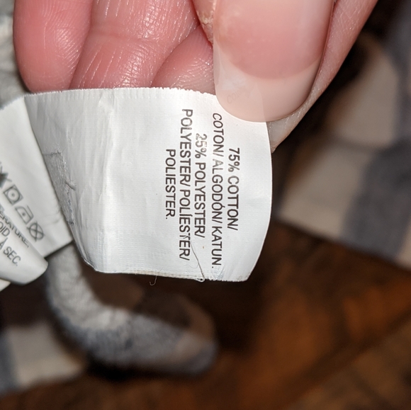 LUCKY BRAND LONG SLEEVE STRIPED PEPLUM TOP - Picture 8 of 8